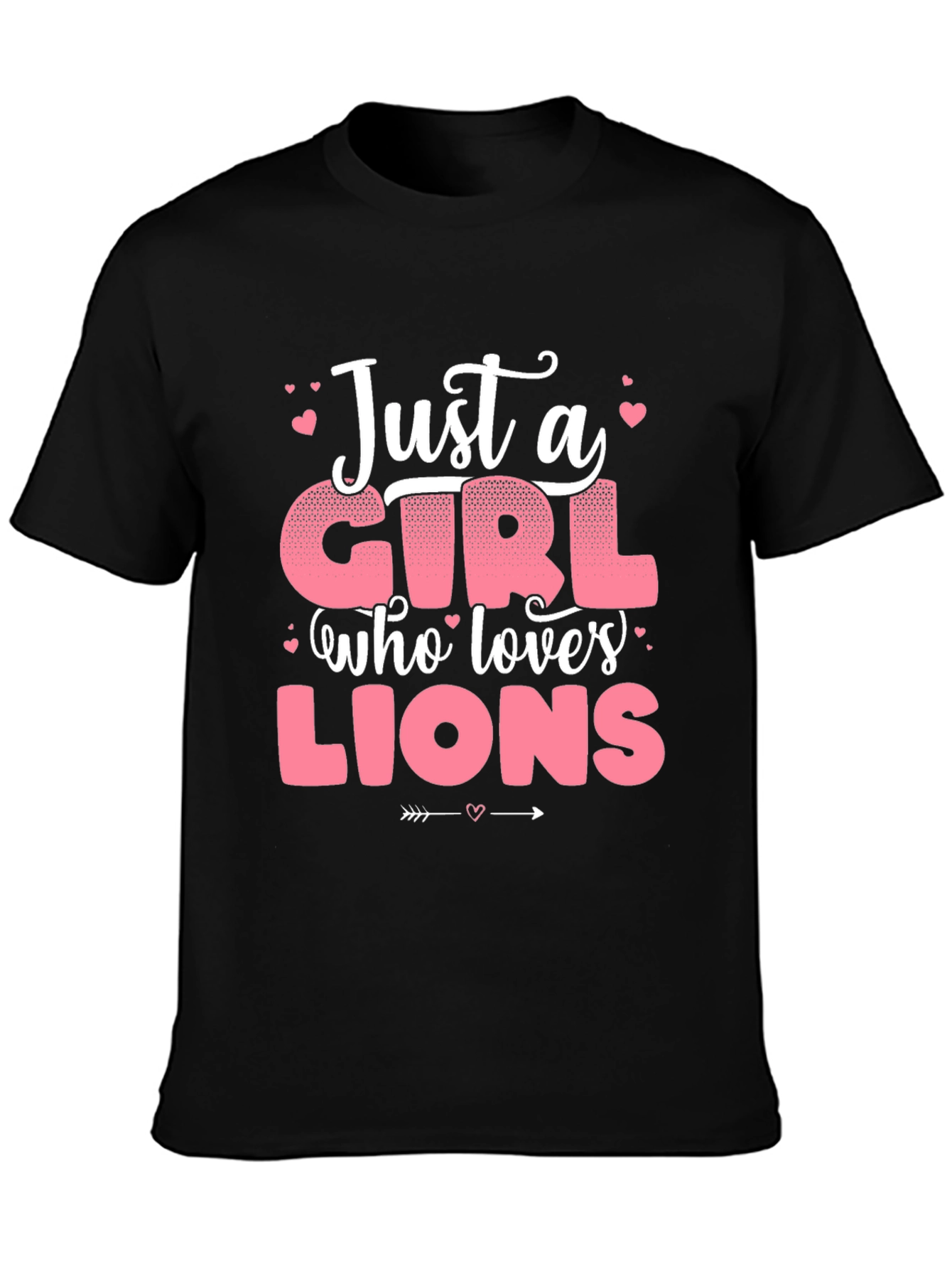 Just a Girl Who Loves Lions T-Shirt