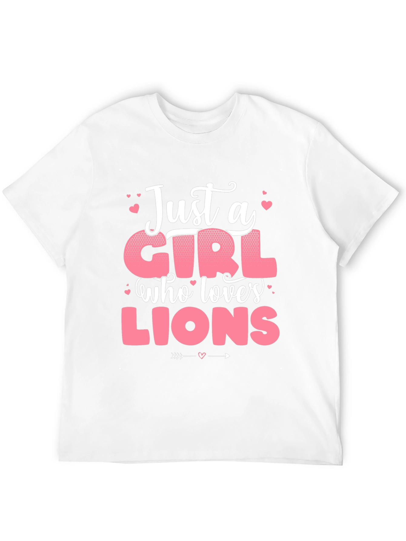 Just a Girl Who Loves Lions T-Shirt