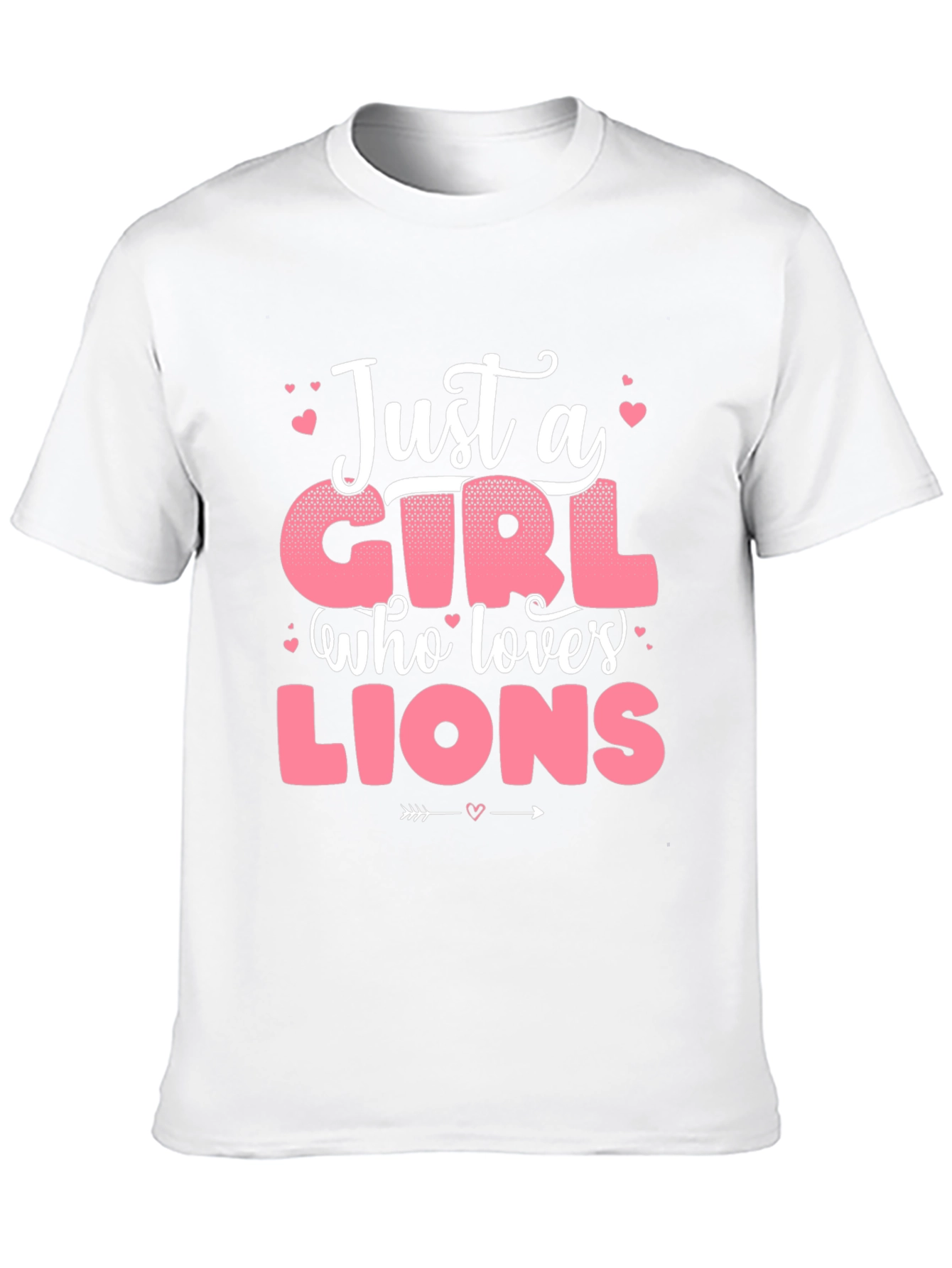 Just a Girl Who Loves Lions T-Shirt
