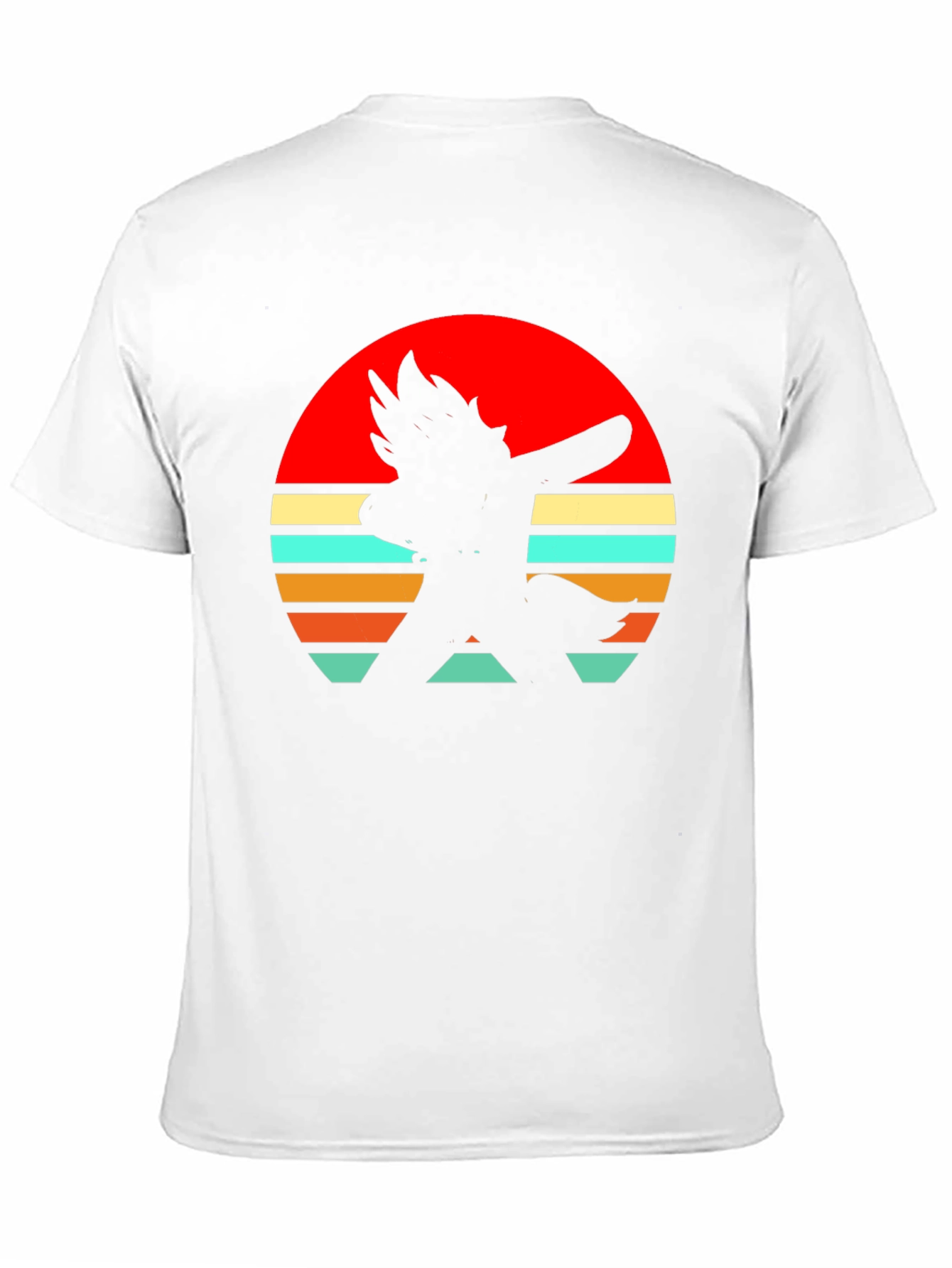 Retro Sunset Silhouette Tee - Stylish Graphic T-Shirt