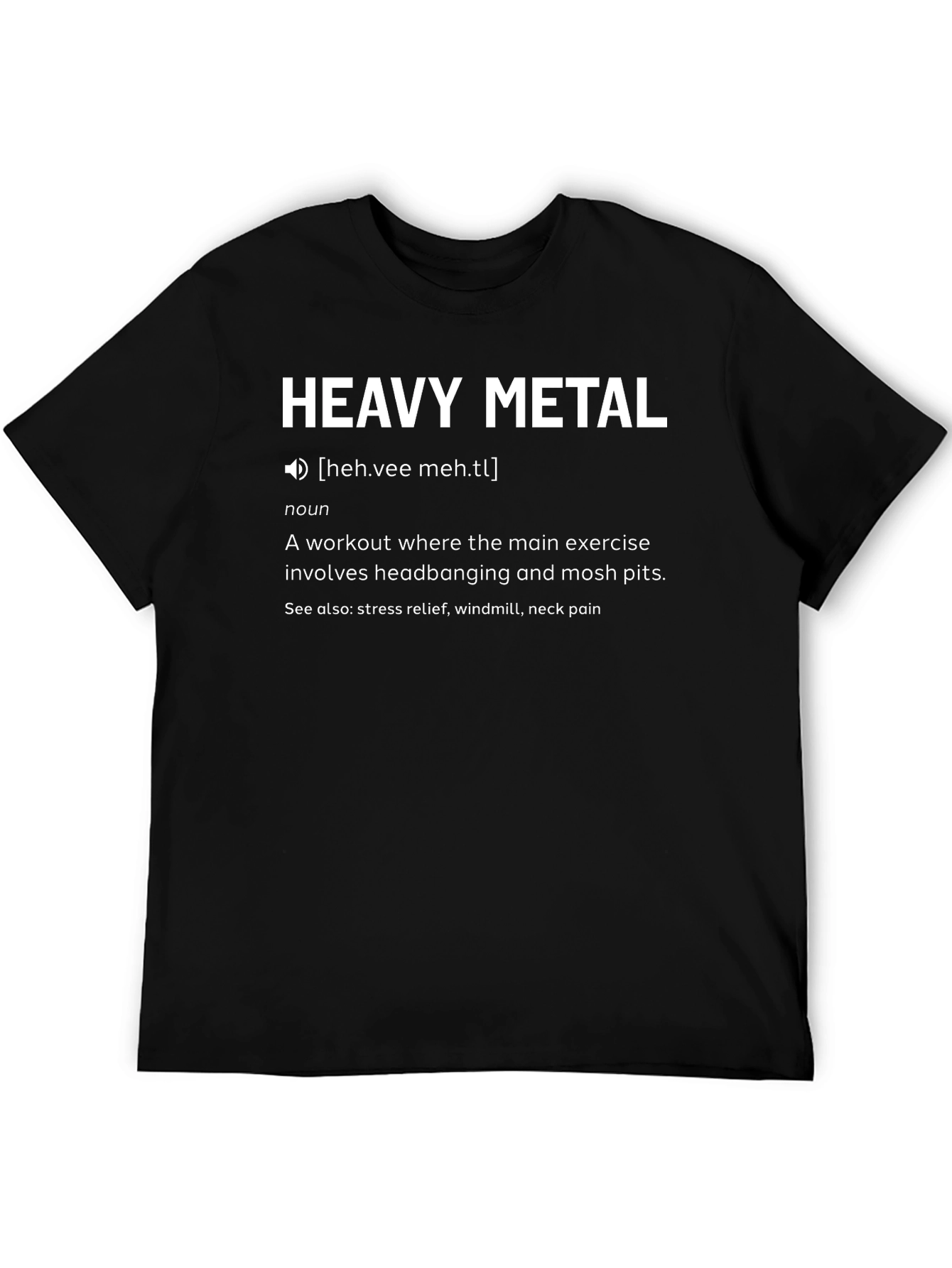 Heavy Metal Workout Graphic Tee