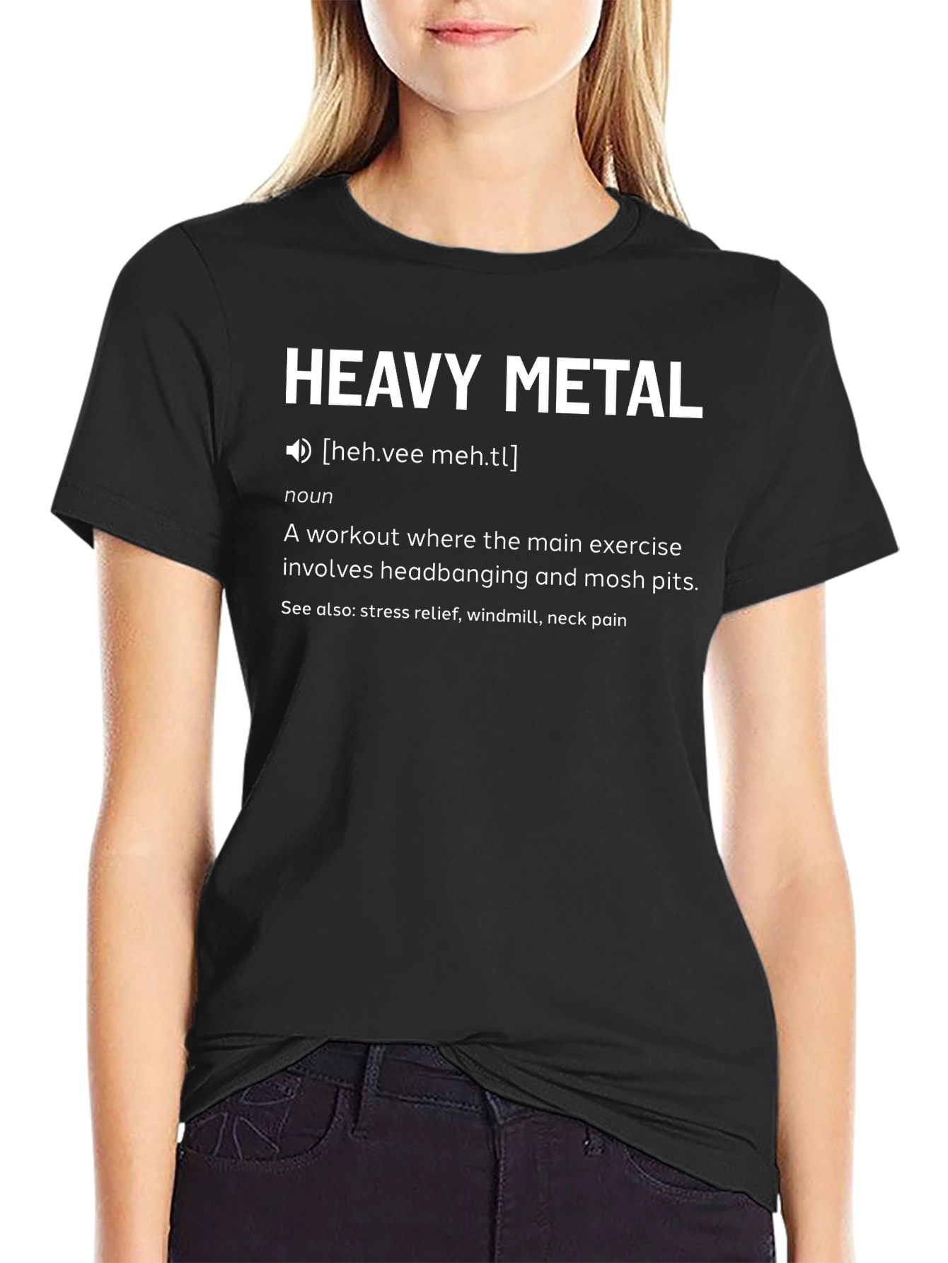 Heavy Metal Workout Graphic Tee
