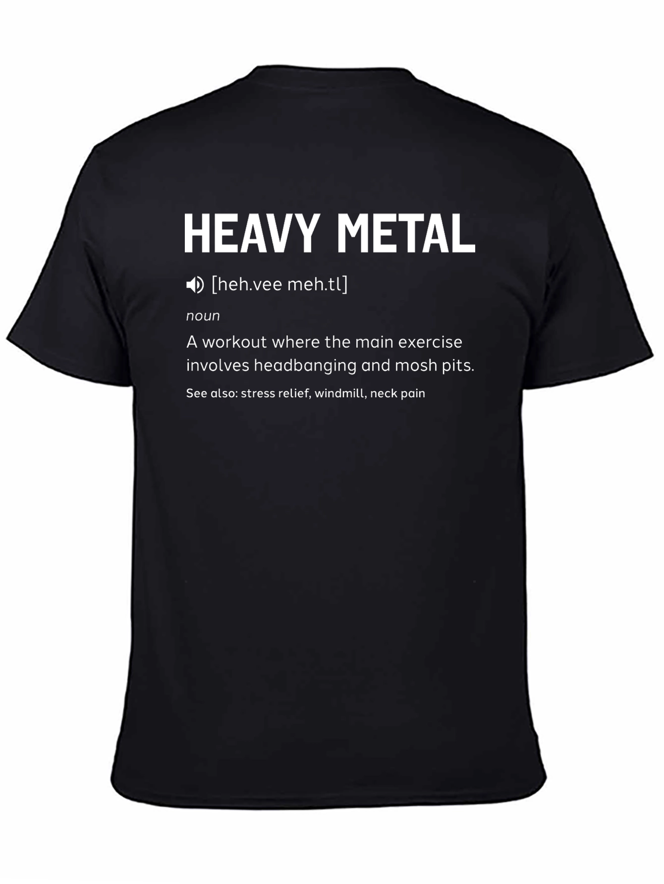 Heavy Metal Workout Graphic Tee