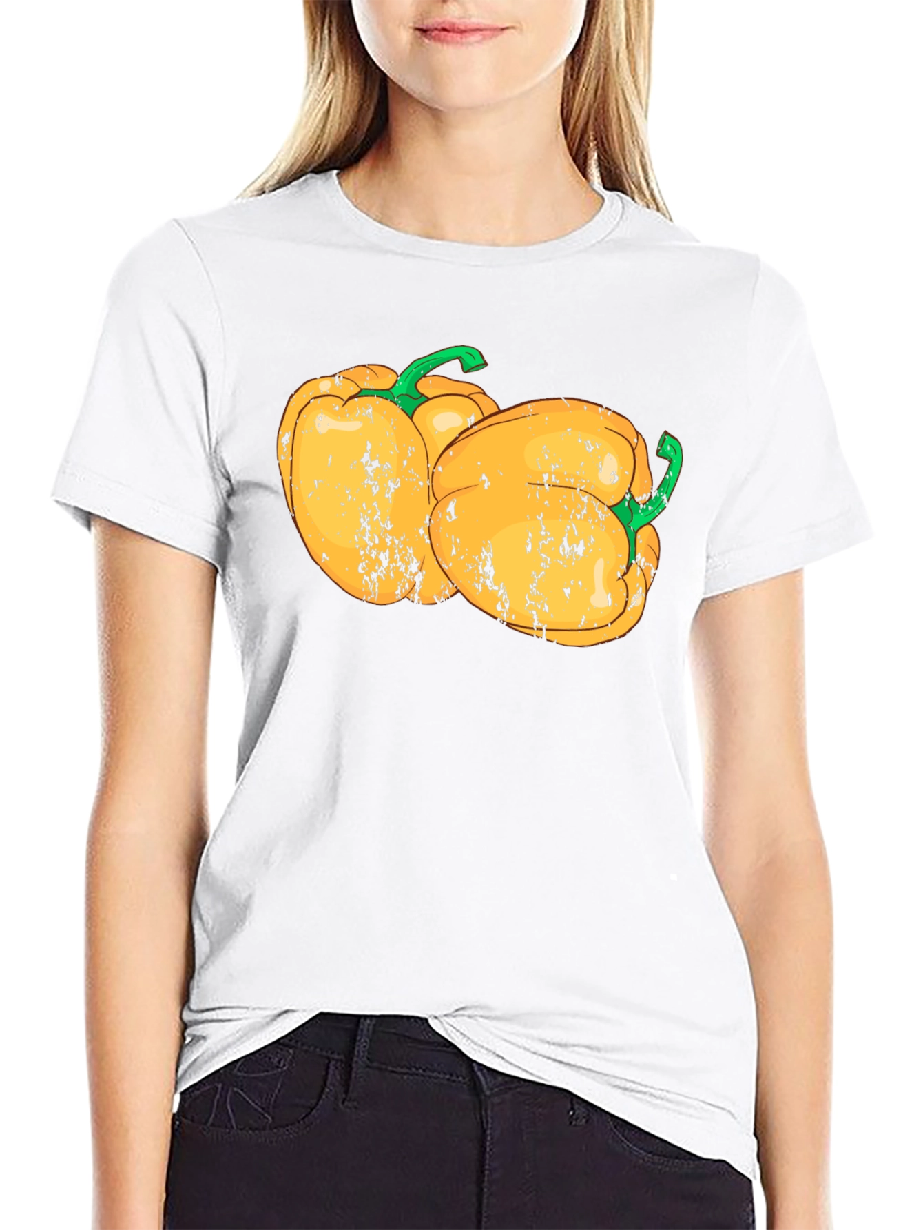 Yellow Pepper Graphic T-Shirt