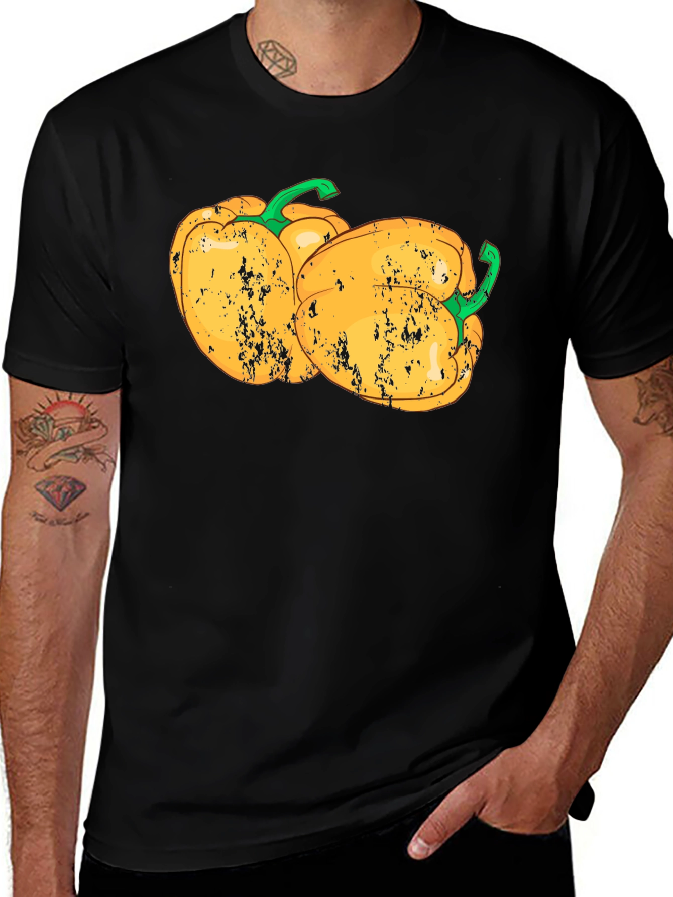 Yellow Pepper Graphic T-Shirt