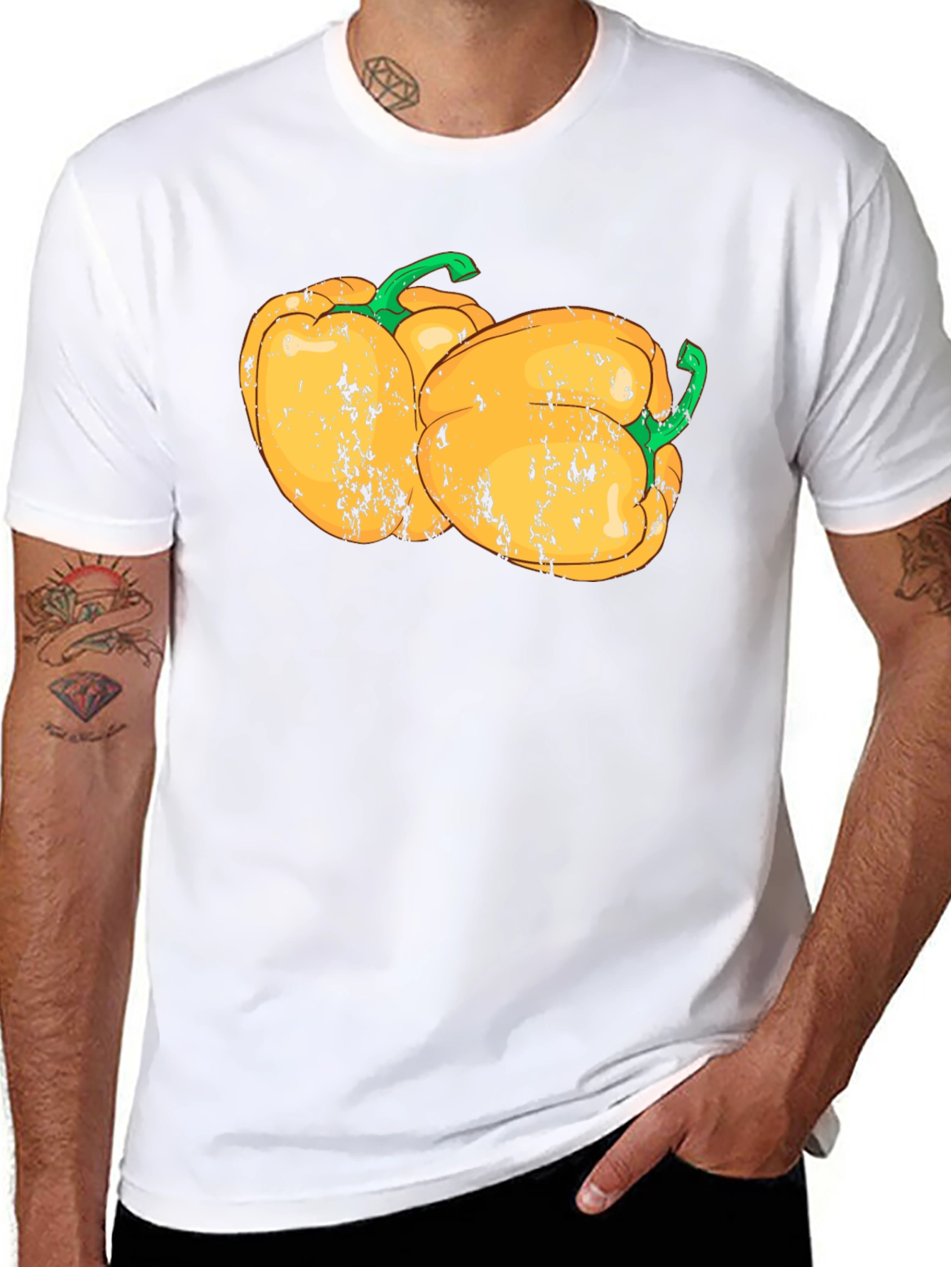 Yellow Pepper Graphic T-Shirt
