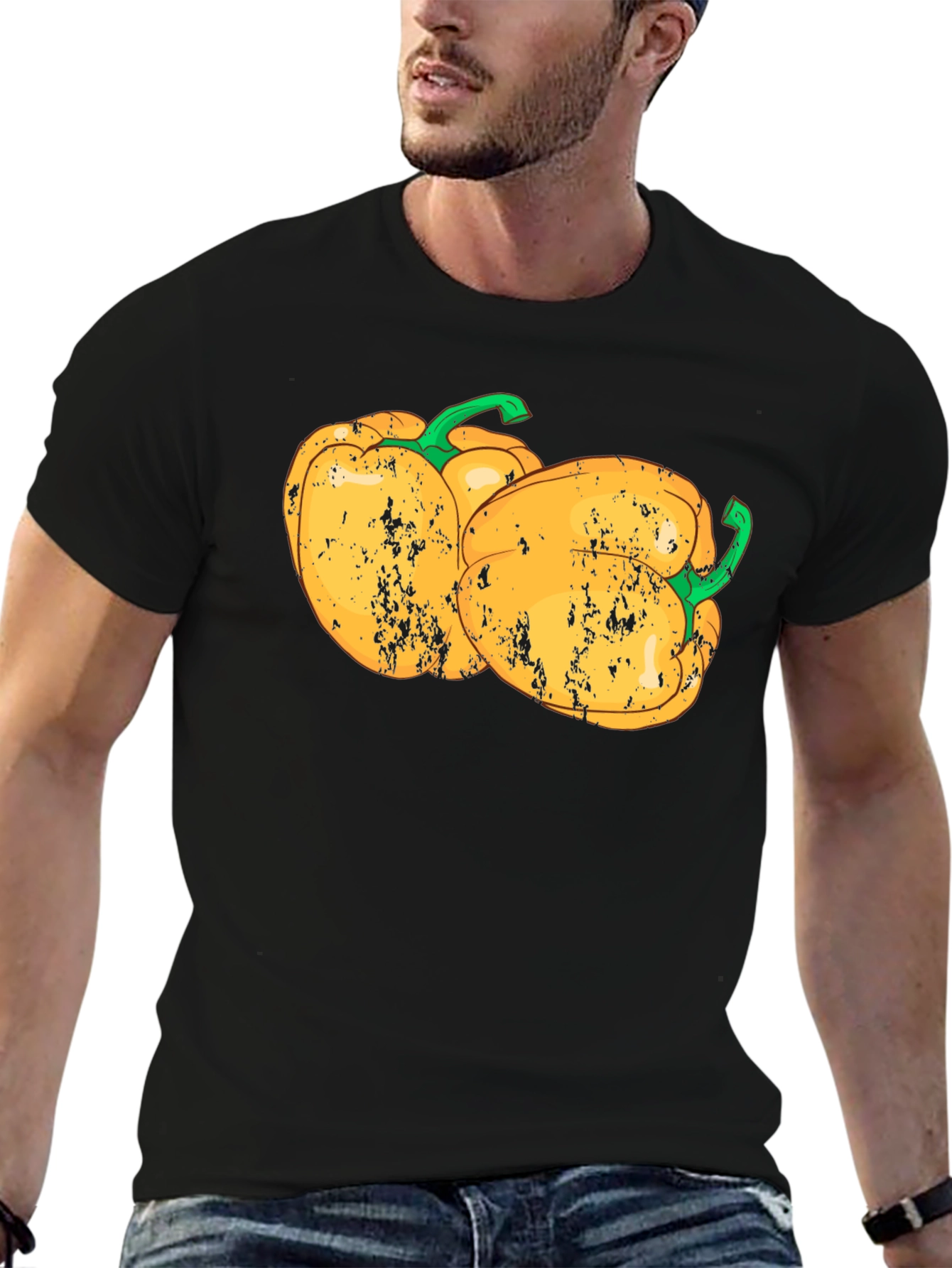 Yellow Pepper Graphic T-Shirt