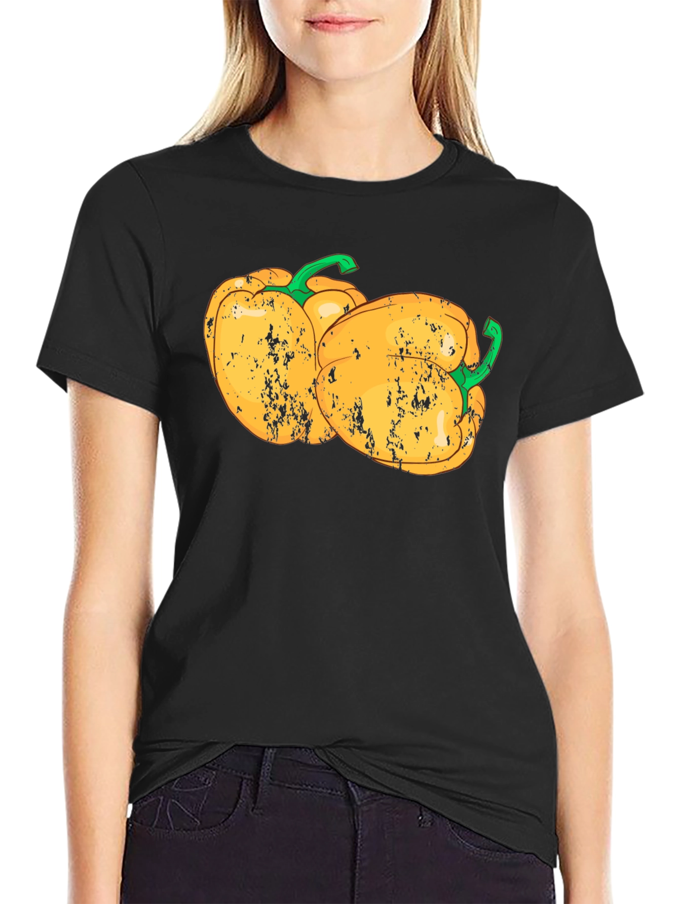 Yellow Pepper Graphic T-Shirt
