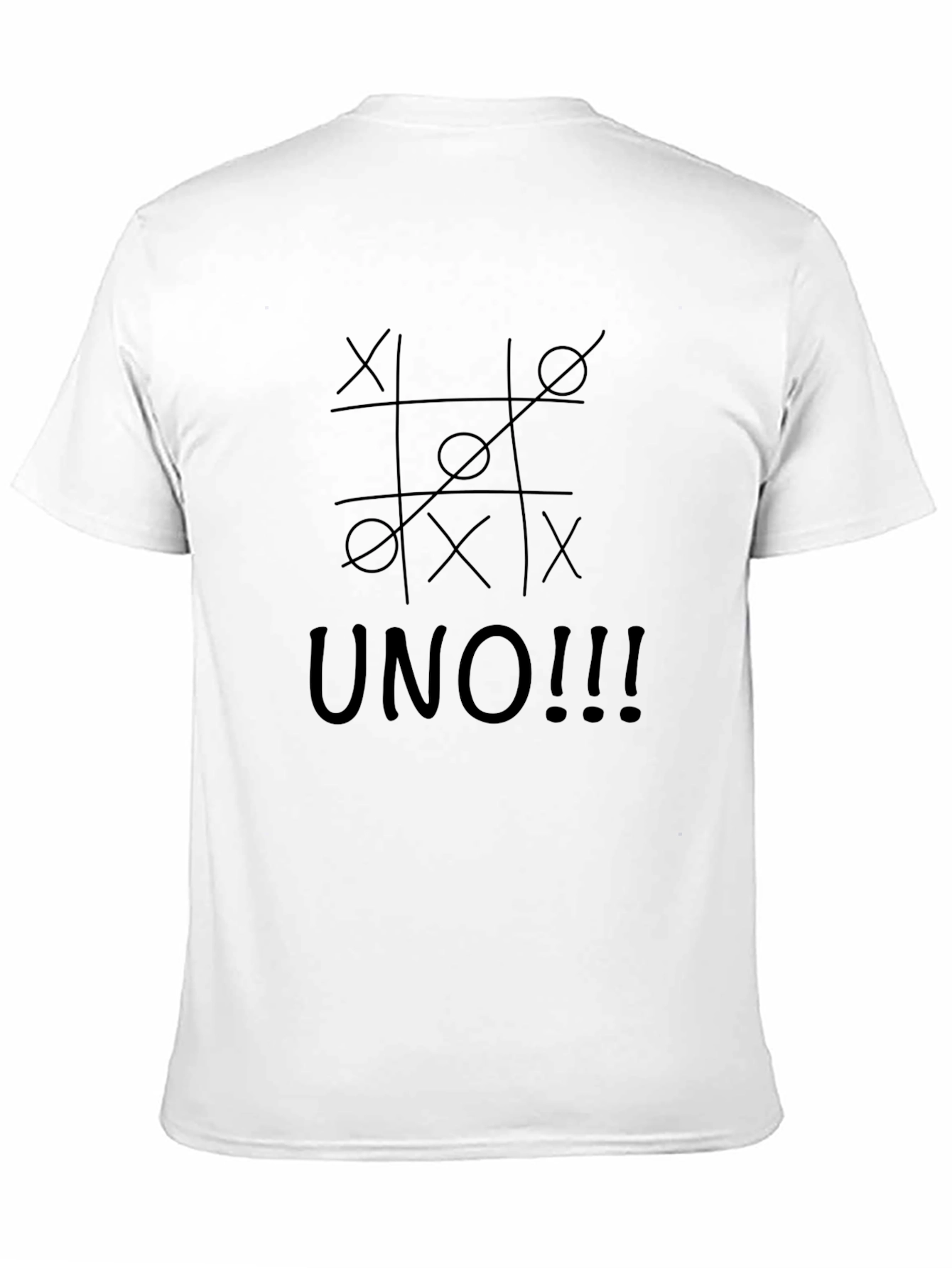 UNO! Tic-Tac-Toe T-Shirt | Casual Graphic Tee