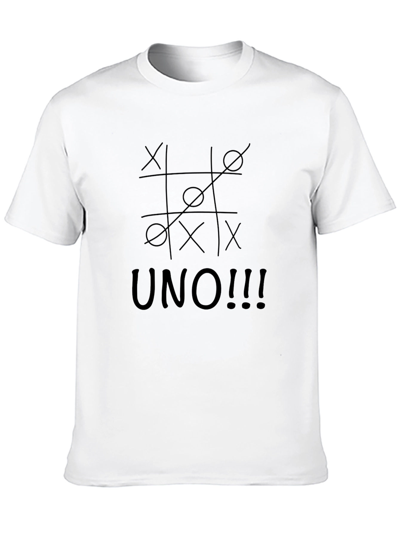UNO! Tic-Tac-Toe T-Shirt | Casual Graphic Tee