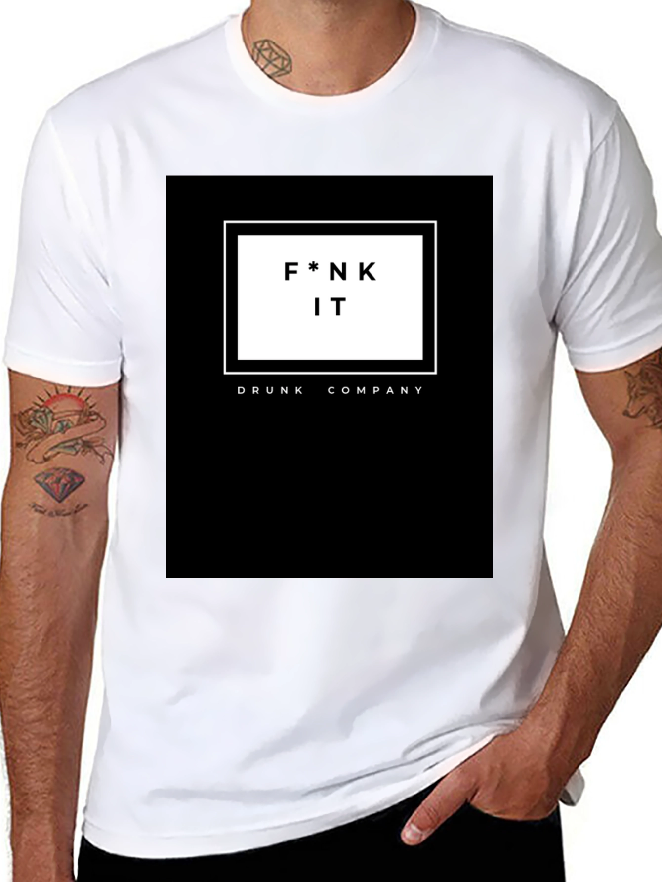 F*nk It Drunk Company Graphic Tee