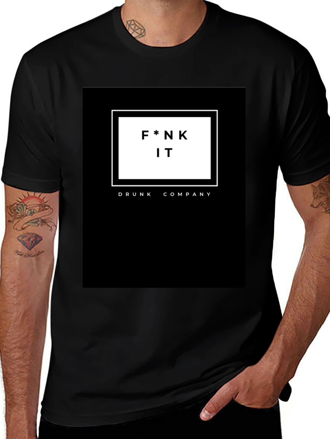F*nk It Drunk Company Graphic Tee