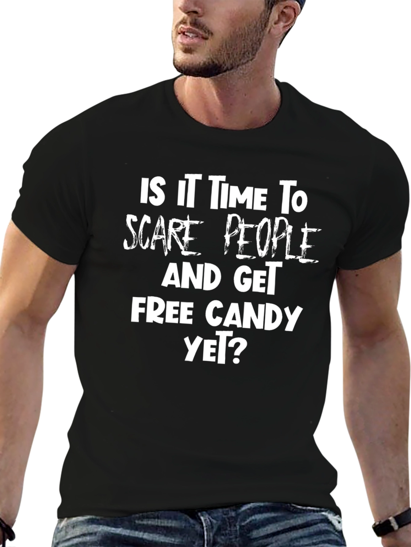 Halloween T-Shirt - Scare People & Get Free Candy