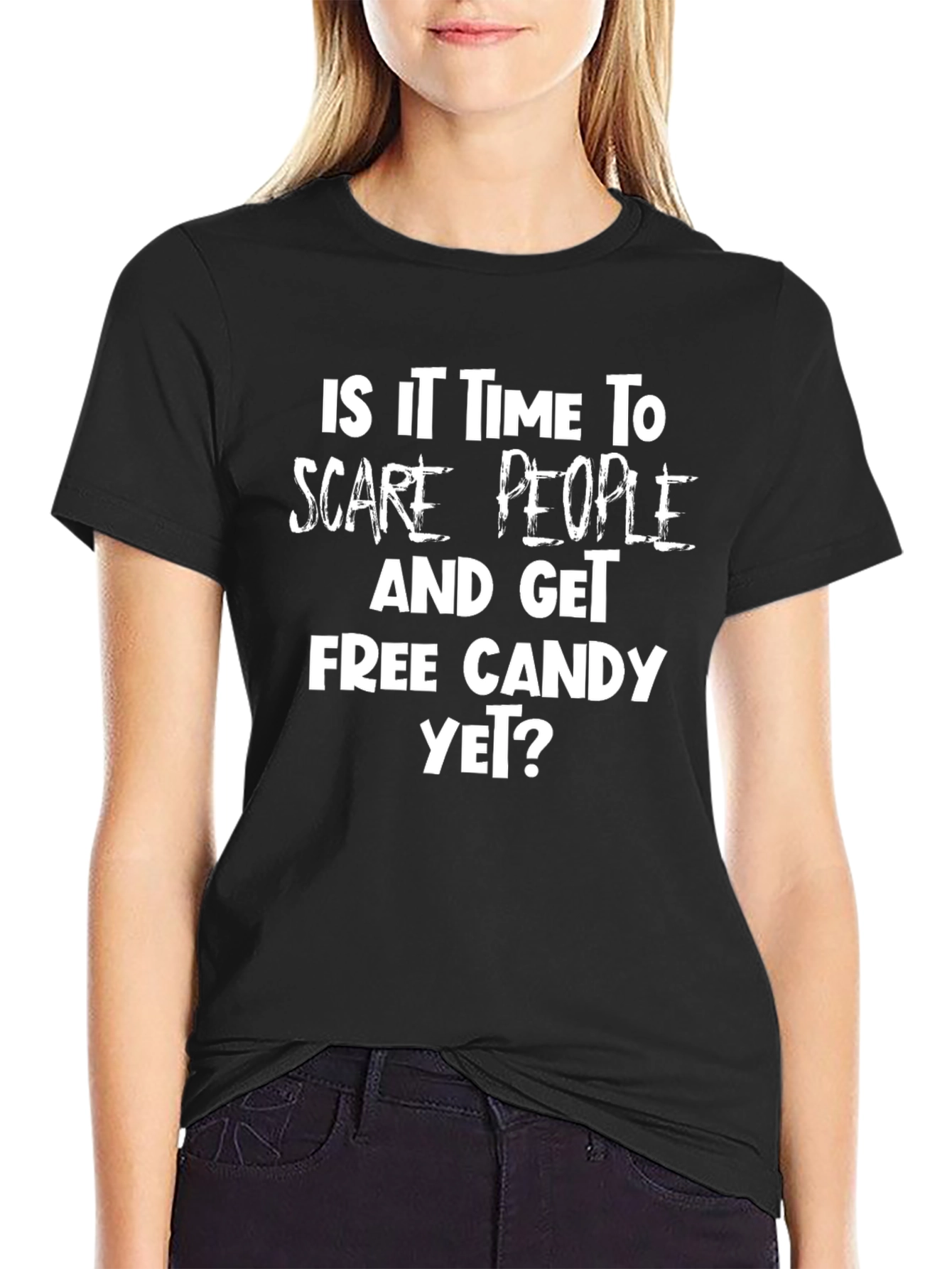 Halloween T-Shirt - Scare People & Get Free Candy