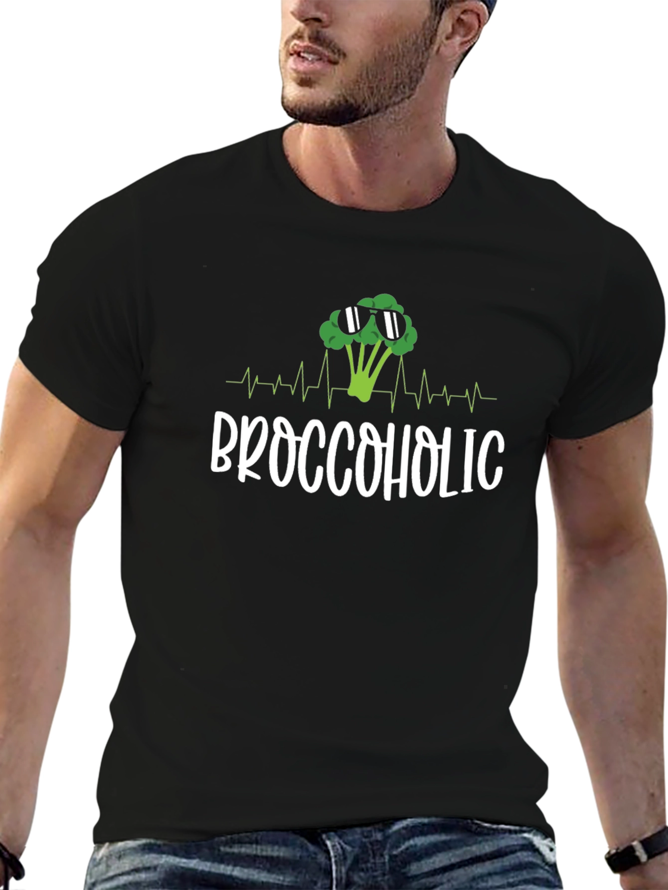 Broccoholic T-Shirt - Funny Broccoli Lover Tee