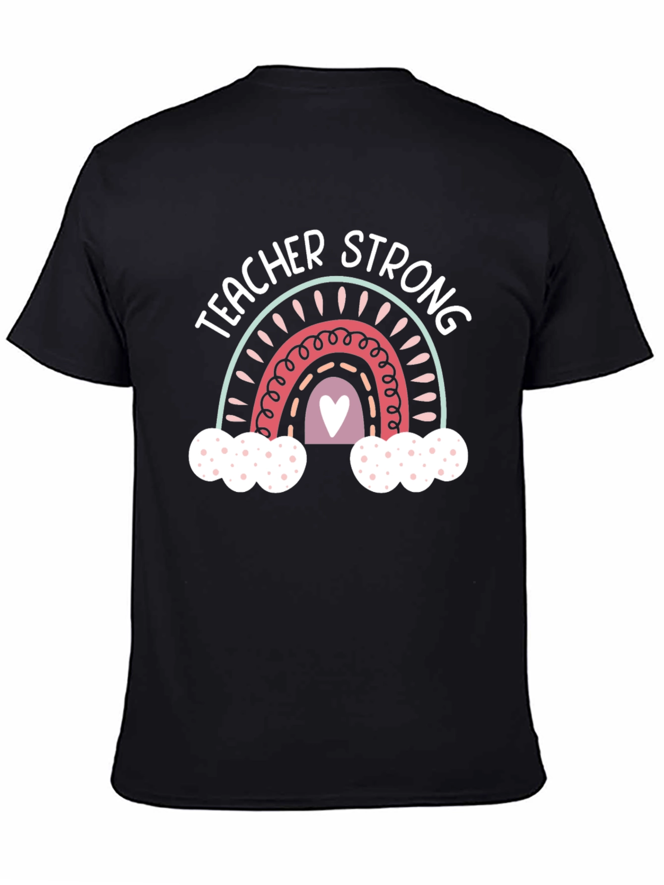 Teacher Strong Rainbow Graphic Tee
