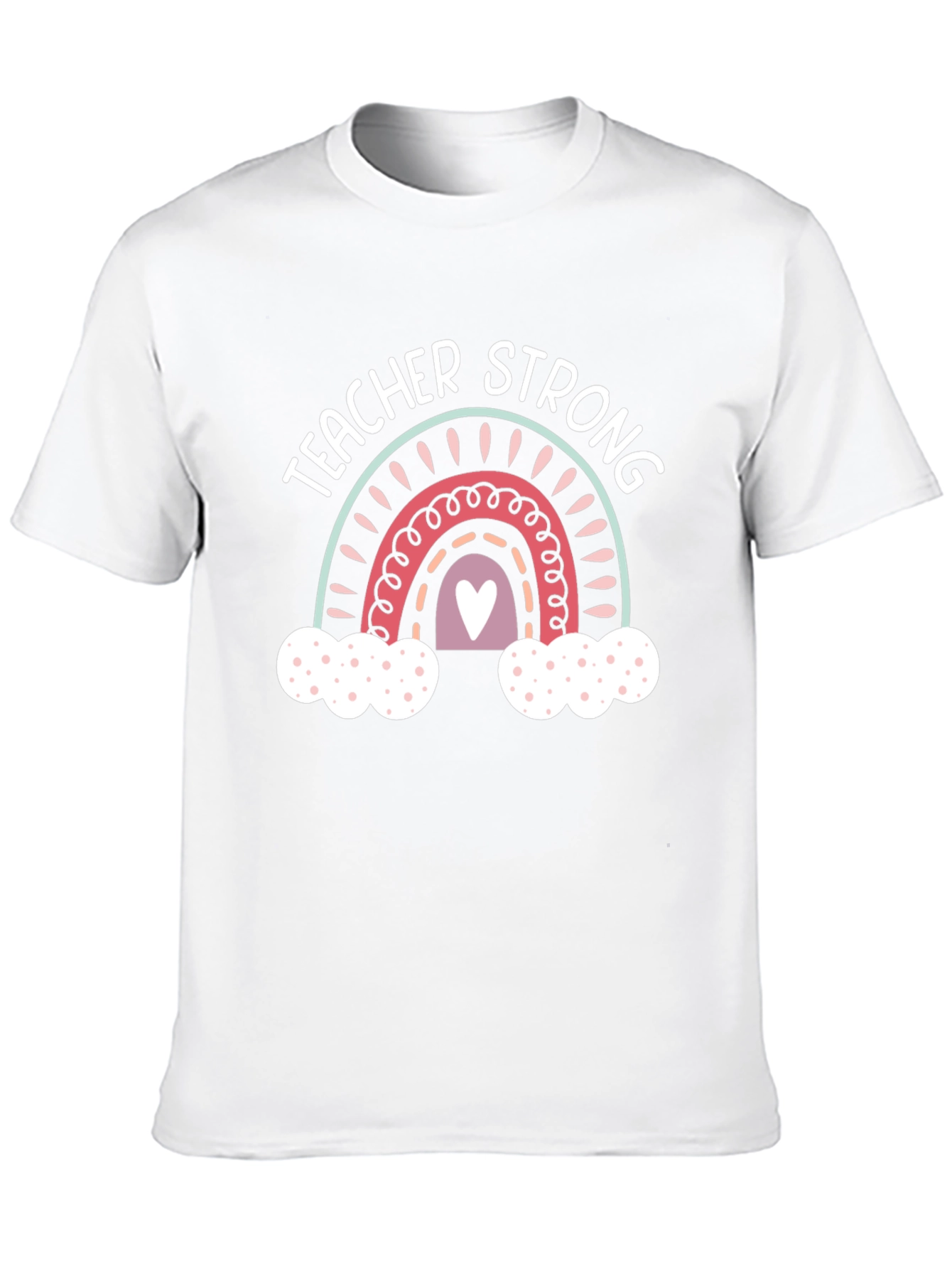 Teacher Strong Rainbow Graphic Tee