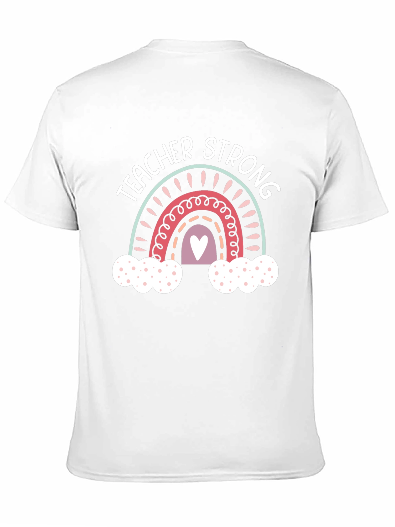 Teacher Strong Rainbow Graphic Tee