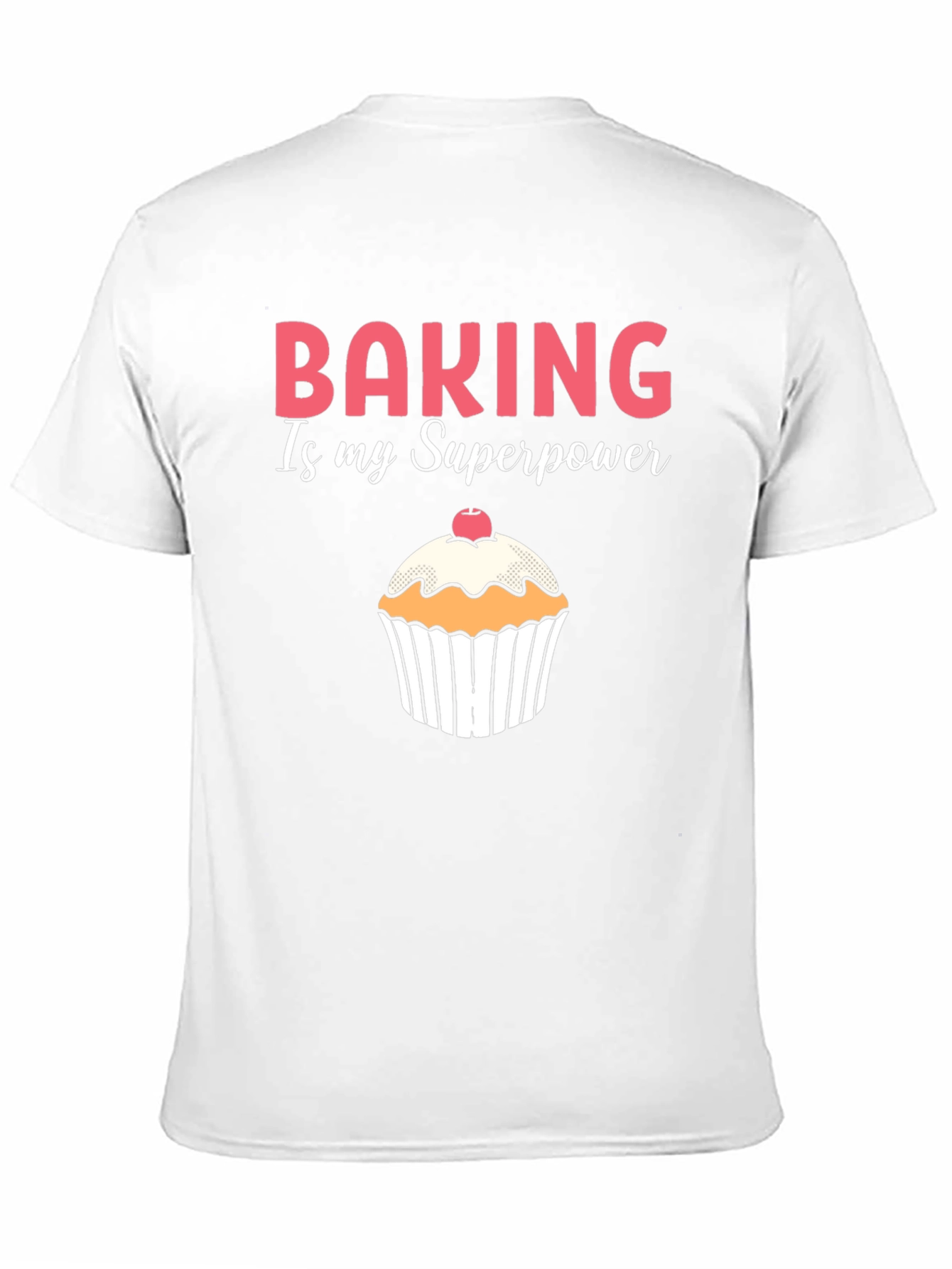 Baking is My Superpower Black T-Shirt
