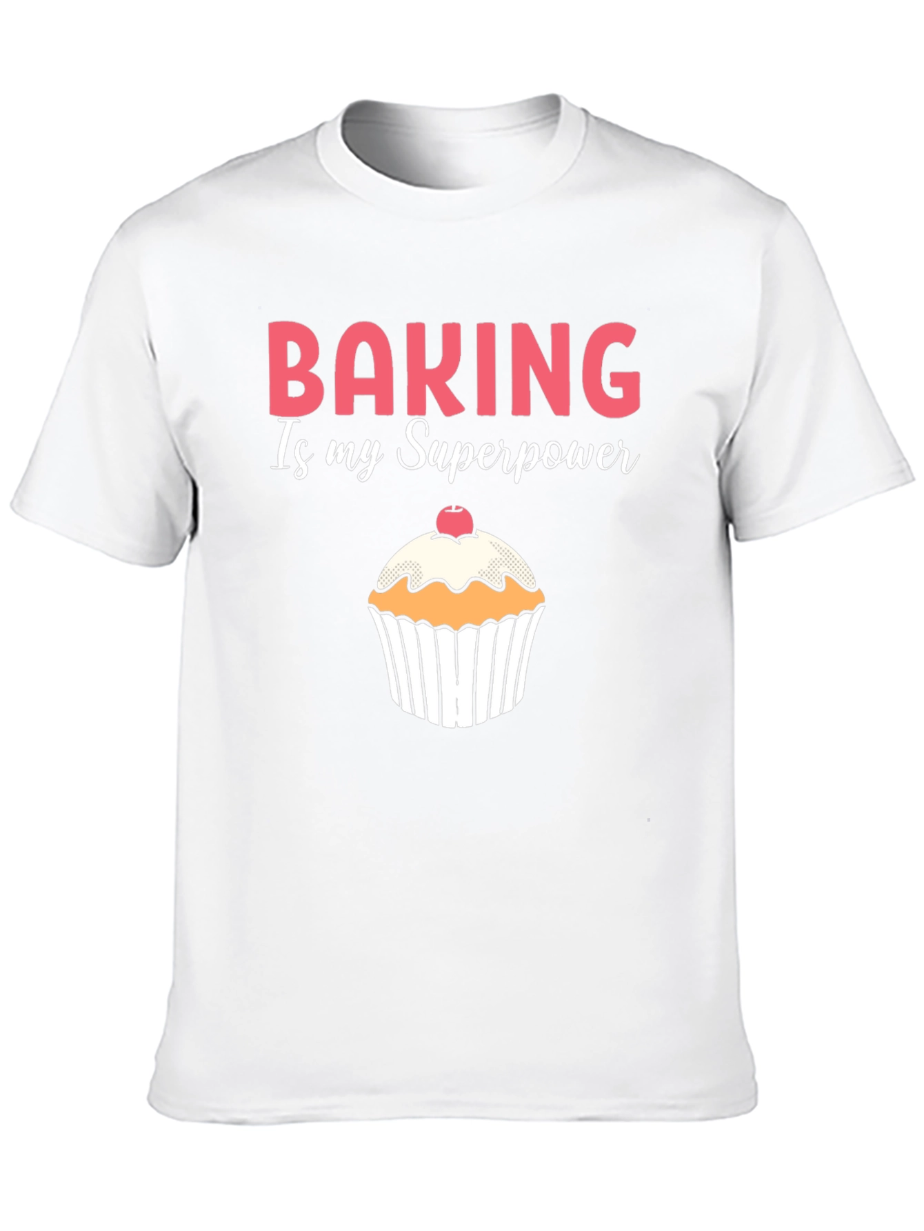 Baking is My Superpower Black T-Shirt