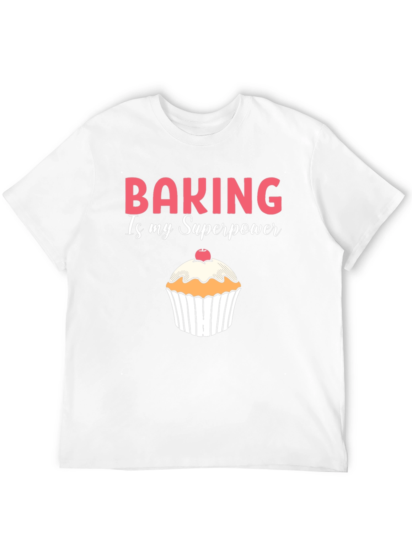 Baking is My Superpower Black T-Shirt