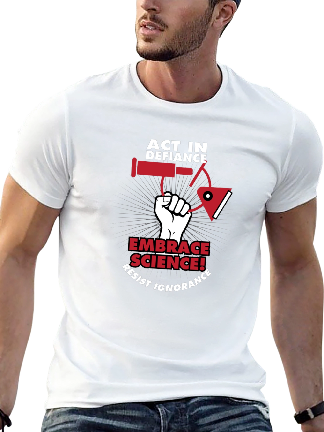 Act in Defiance Science T-Shirt