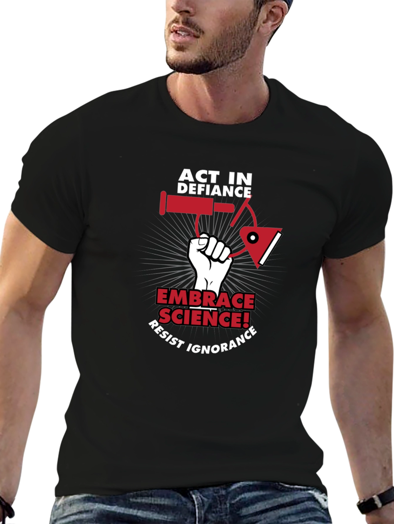 Act in Defiance Science T-Shirt