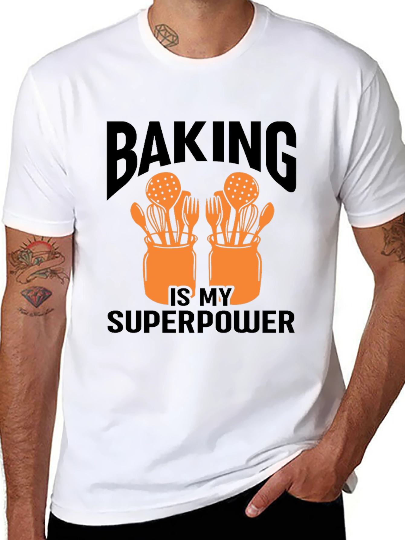 Baking Is My Superpower Graphic T-Shirt