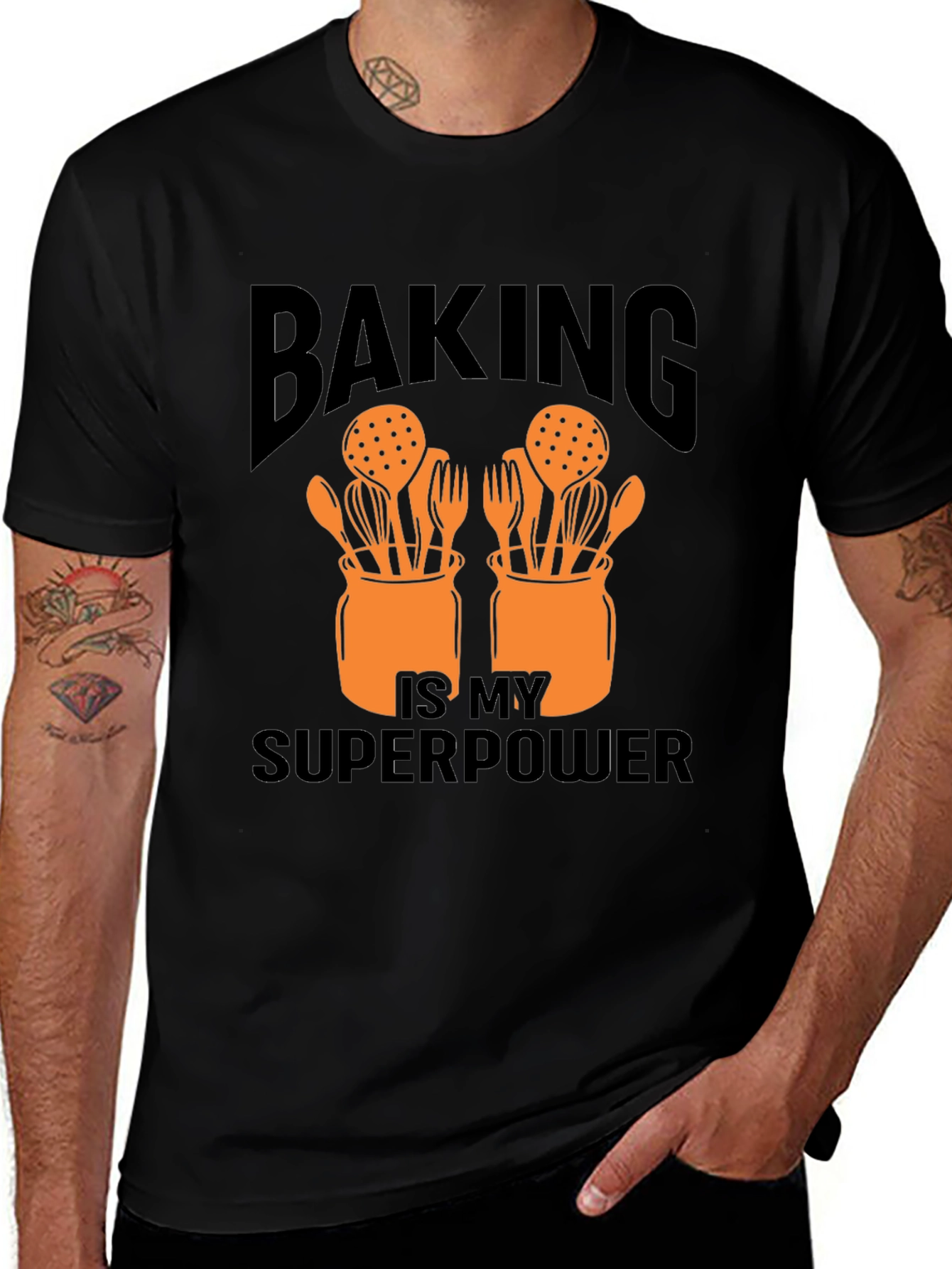 Baking Is My Superpower Graphic T-Shirt