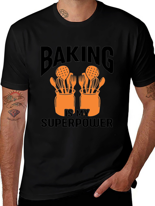 Baking Is My Superpower Graphic T-Shirt
