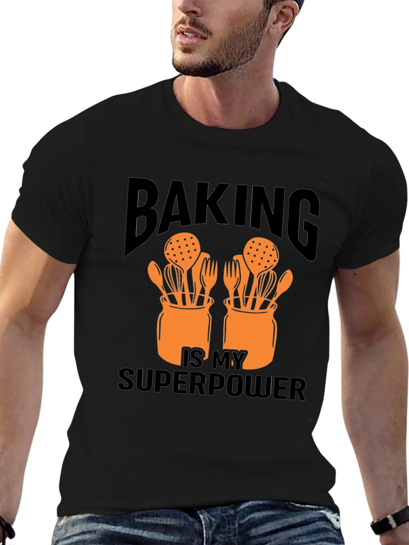 Baking Is My Superpower Graphic T-Shirt