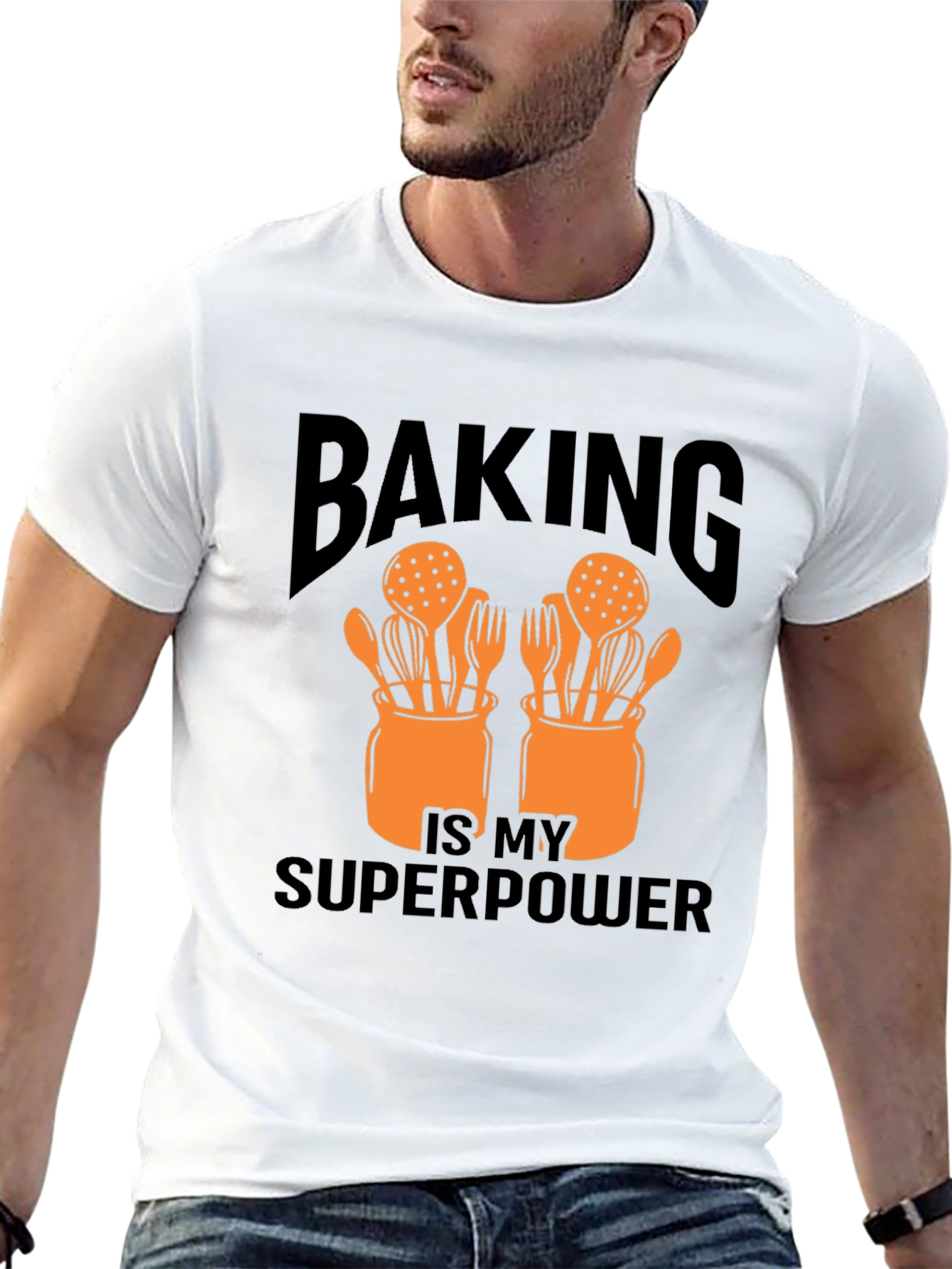 Baking Is My Superpower Graphic T-Shirt
