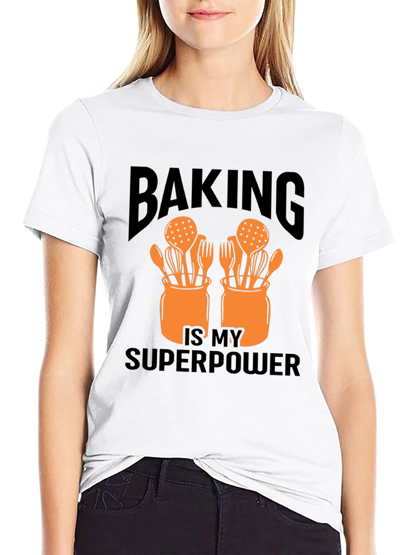 Baking Is My Superpower Graphic T-Shirt
