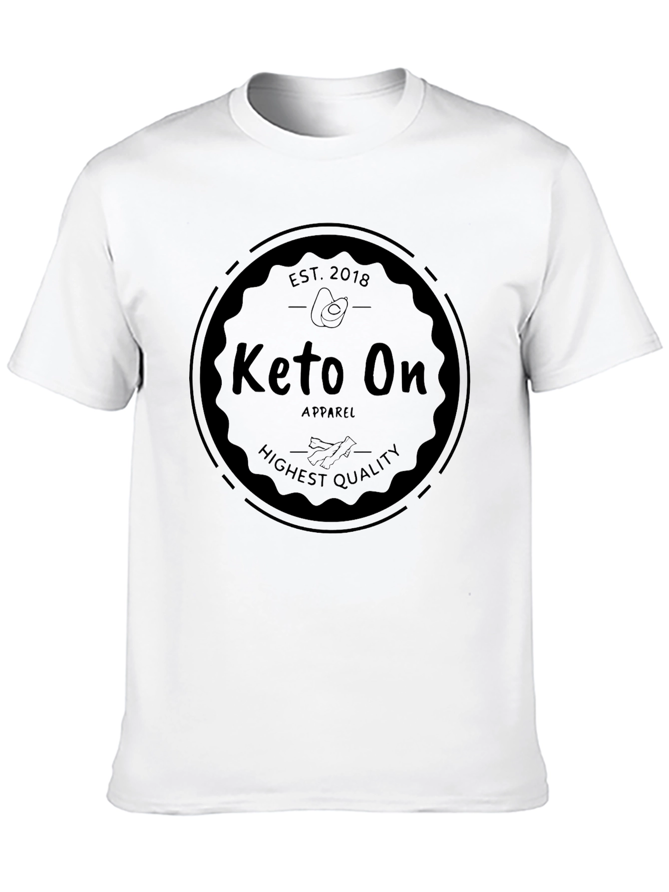 Keto On Apparel Black T-Shirt