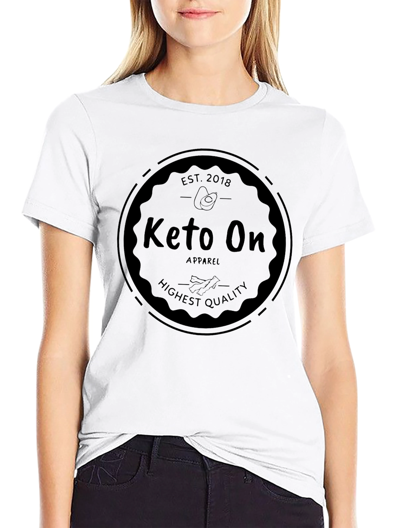 Keto On Apparel Black T-Shirt