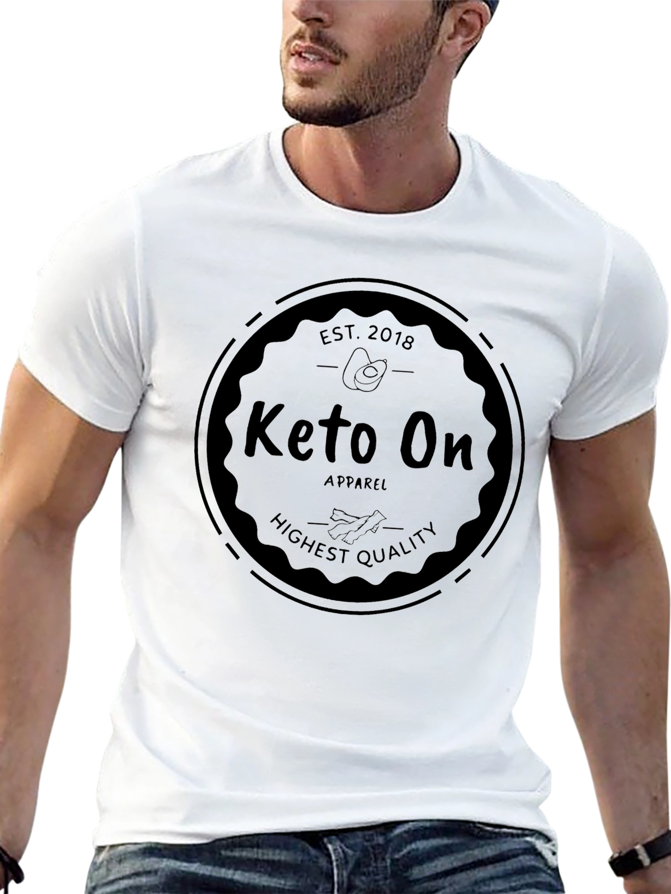 Keto On Apparel Black T-Shirt