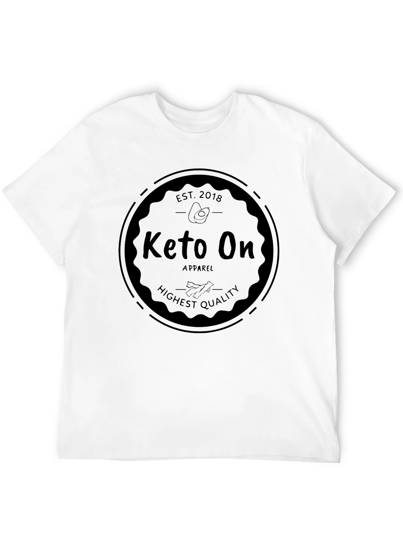 Keto On Apparel Black T-Shirt
