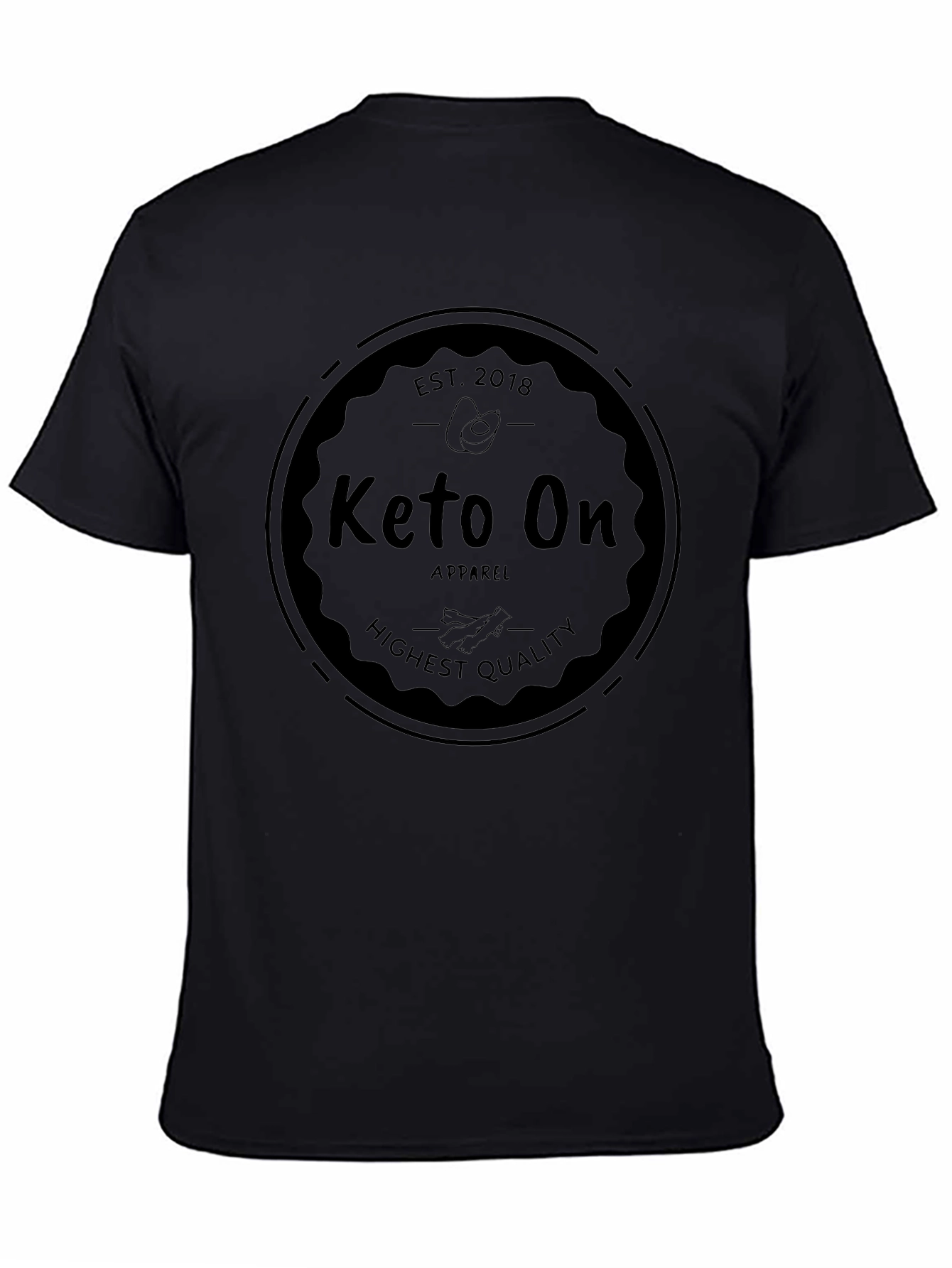 Keto On Apparel Black T-Shirt