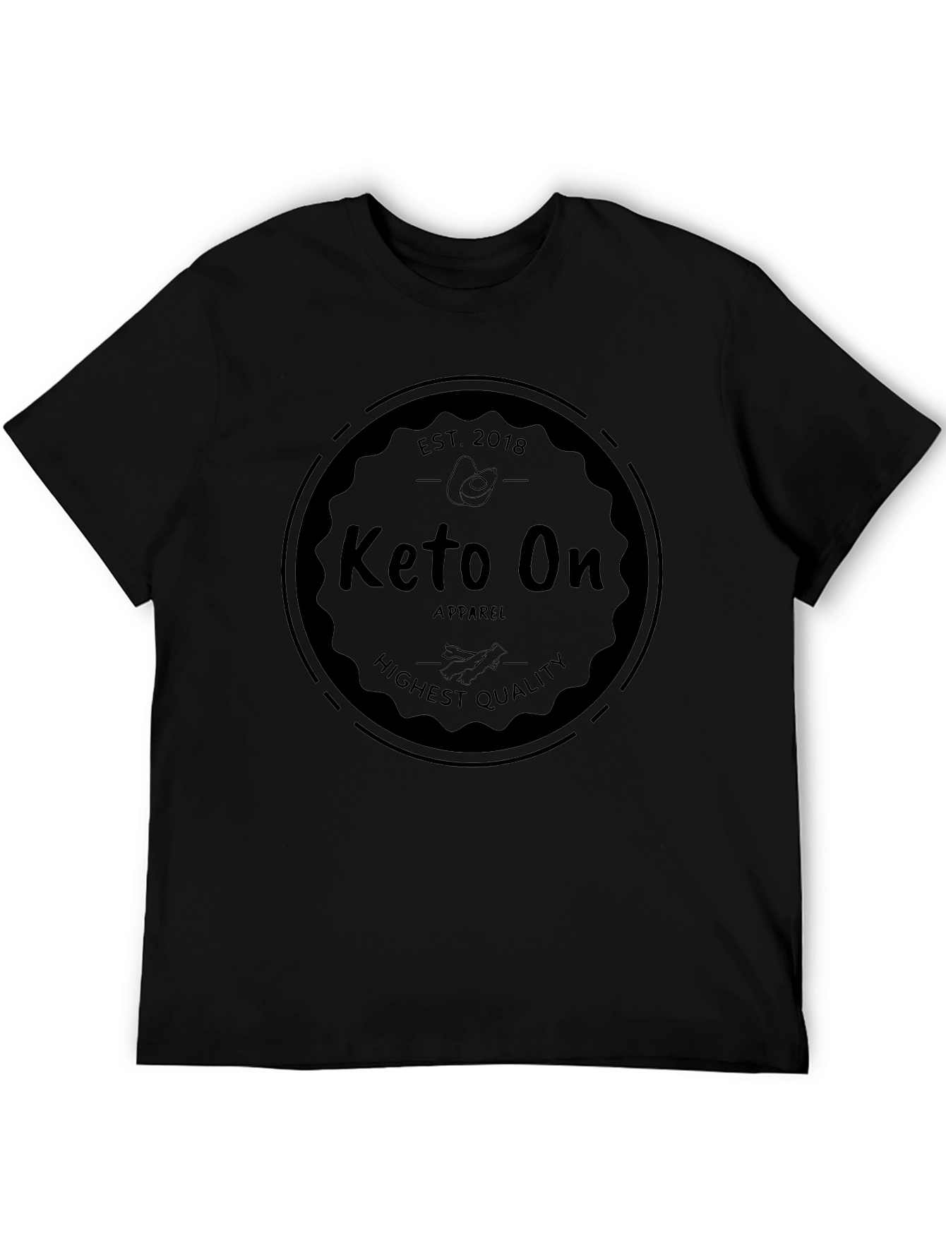 Keto On Apparel Black T-Shirt