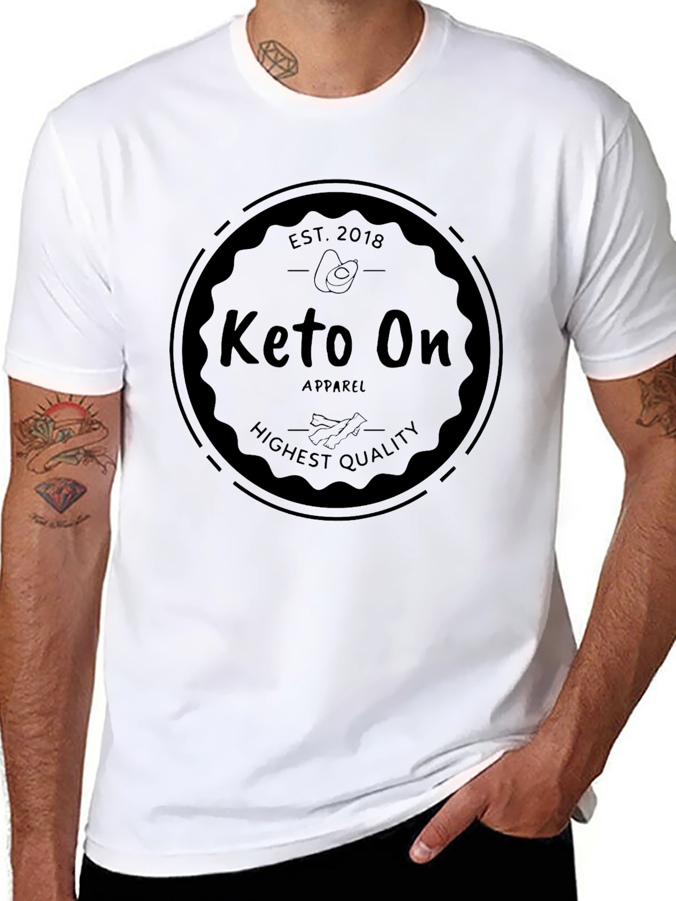 Keto On Apparel Black T-Shirt