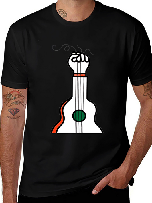 Guitar Fist Graphic Tee - Music & Protest