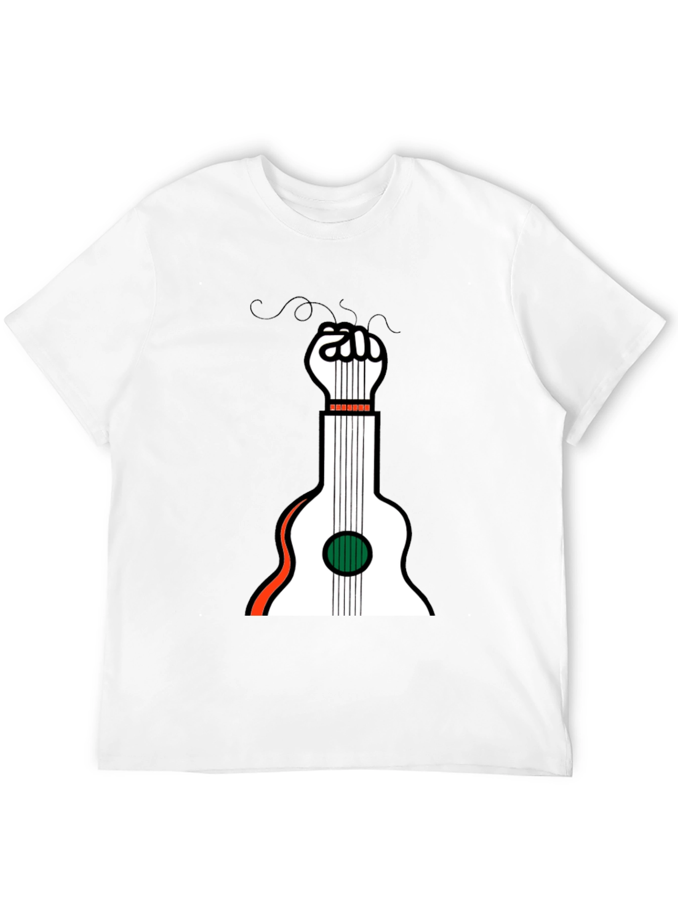Guitar Fist Graphic Tee - Music & Protest