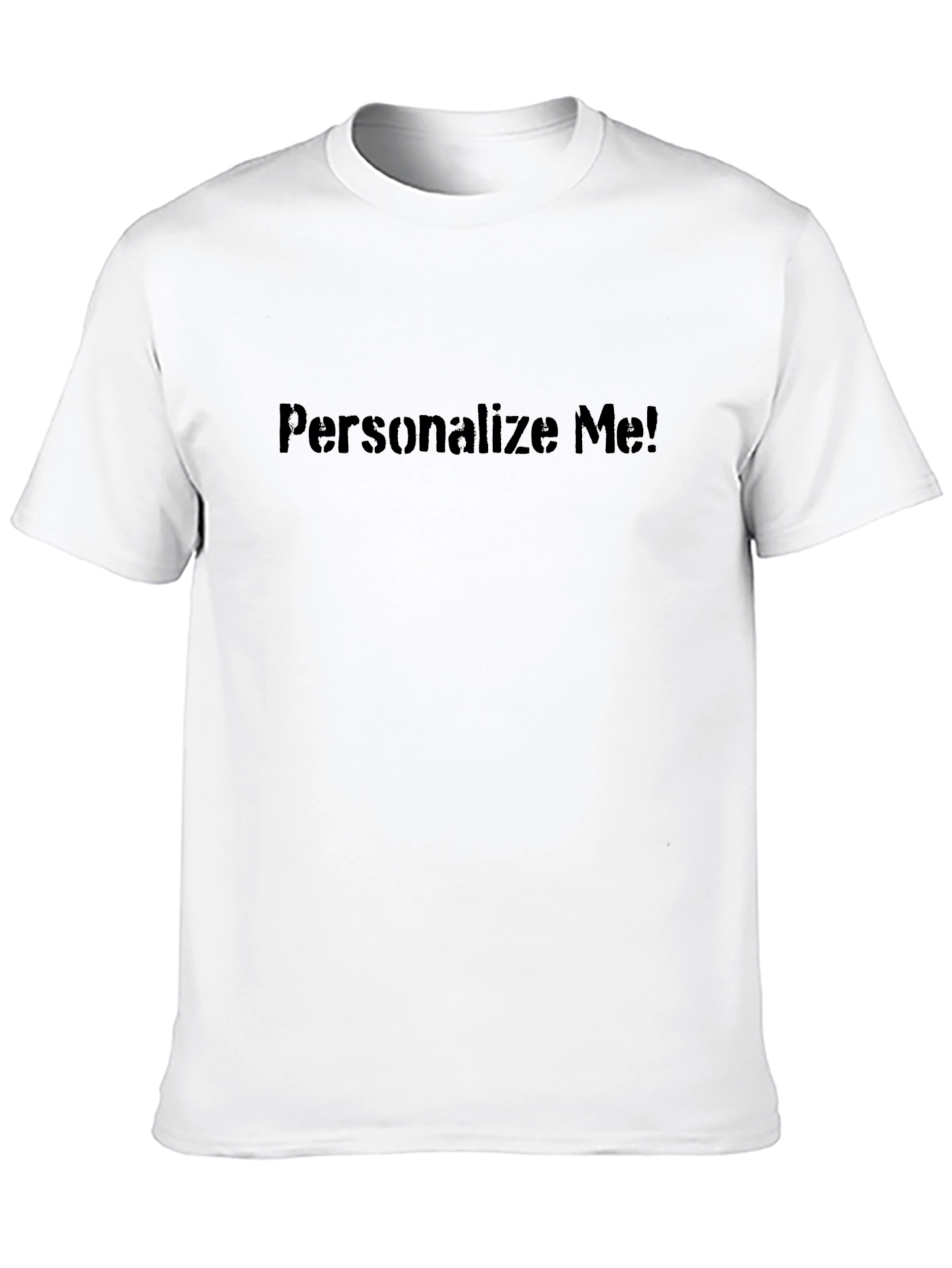 Personalize Me! Classic Black Tee - Custom Design Ready