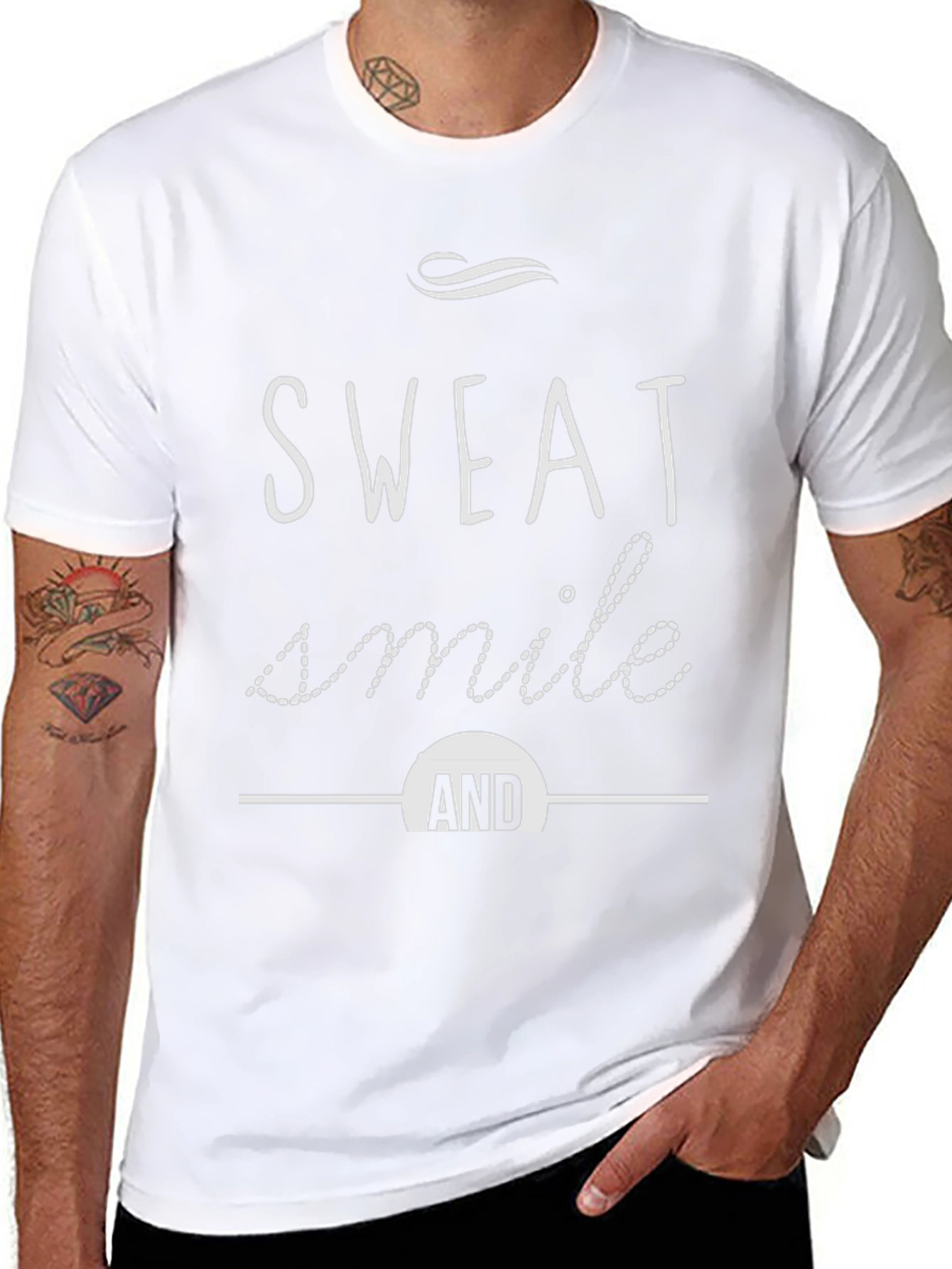 Sweat Smile and Repeat Graphic T-Shirt