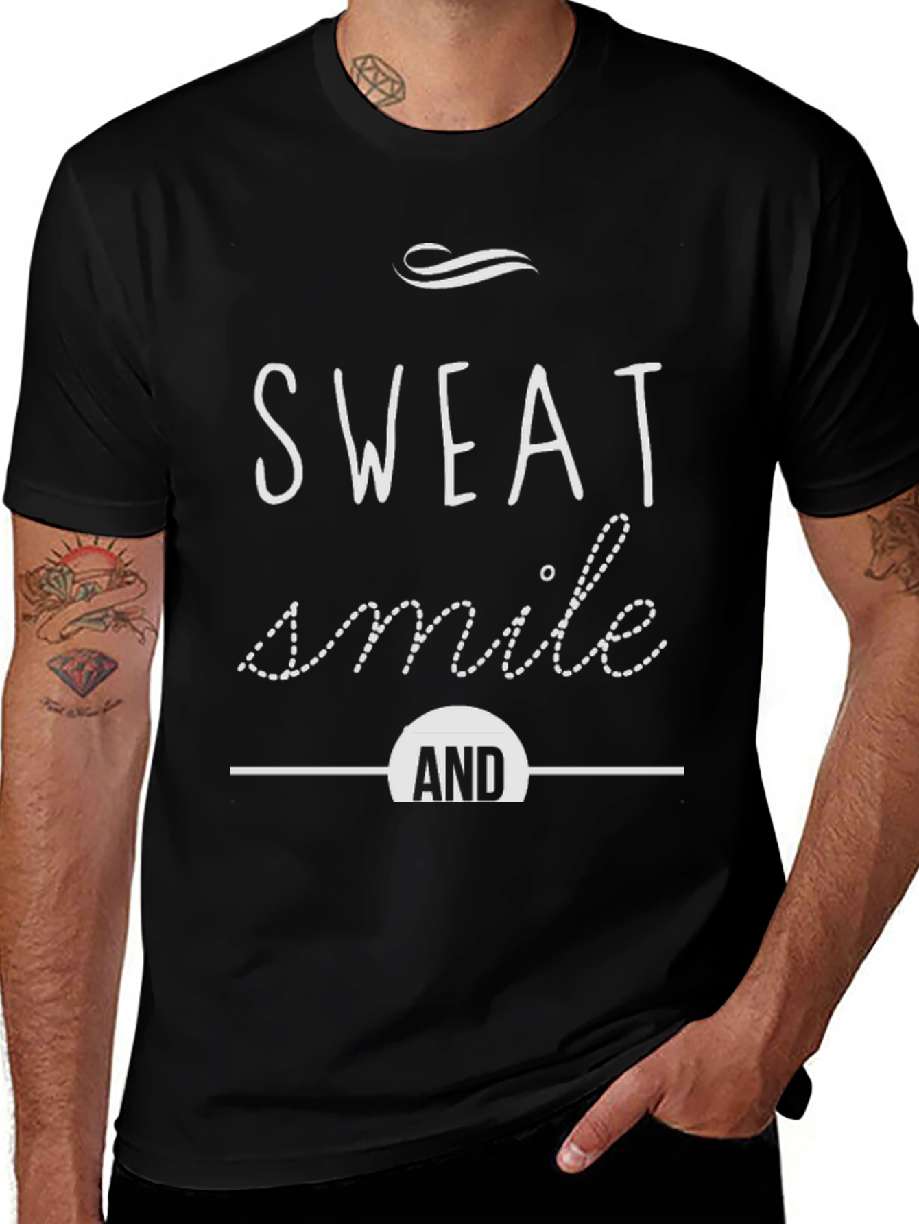 Sweat Smile and Repeat Graphic T-Shirt