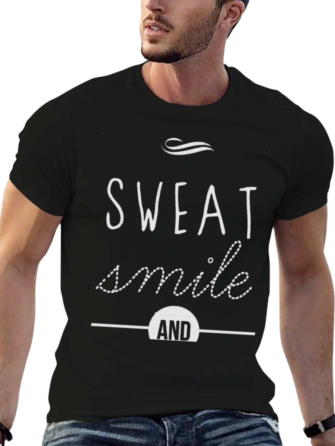 Sweat Smile and Repeat Graphic T-Shirt