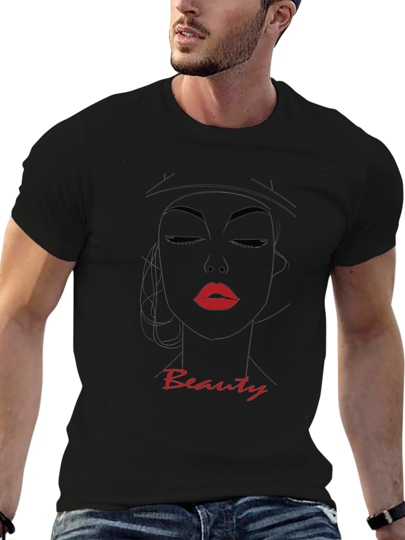 Beauty Graphic T-Shirt - Stylish Tee for Women