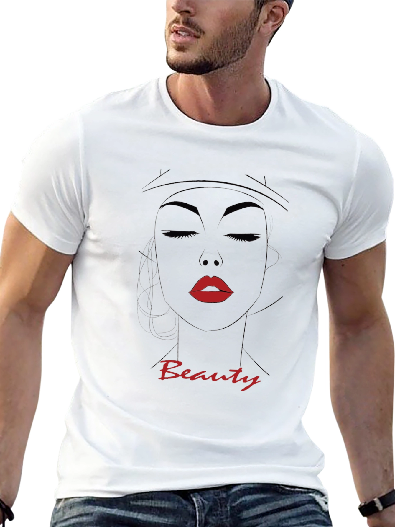 Beauty Graphic T-Shirt - Stylish Tee for Women
