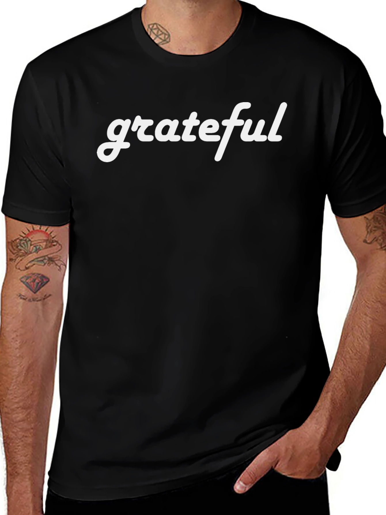Grateful Black T-Shirt