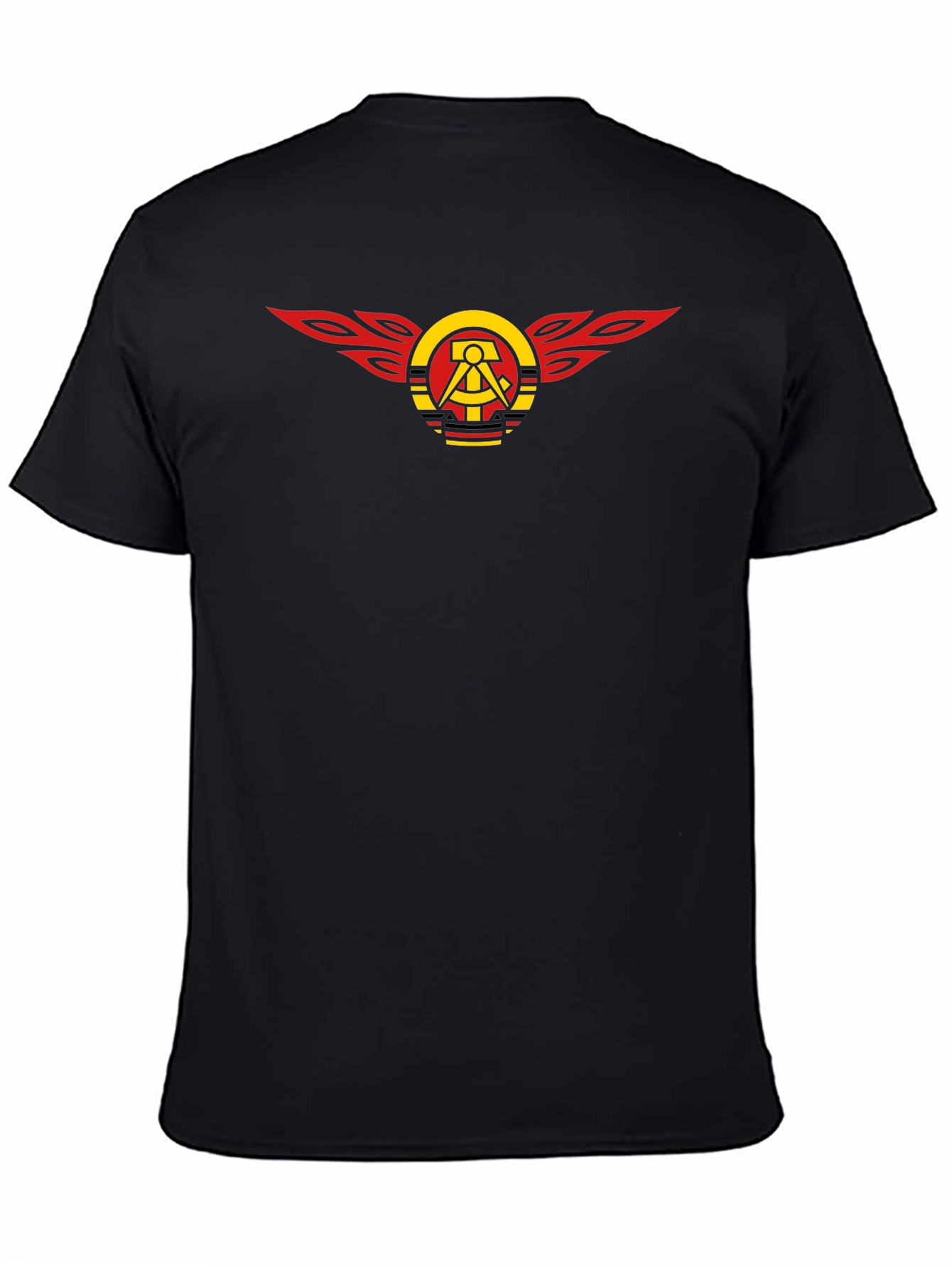 Hammer and Compass Wings Black T-Shirt
